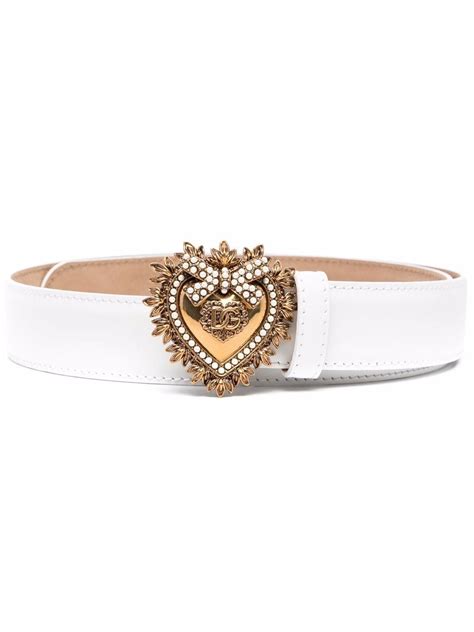 dolce gabbana heart belt